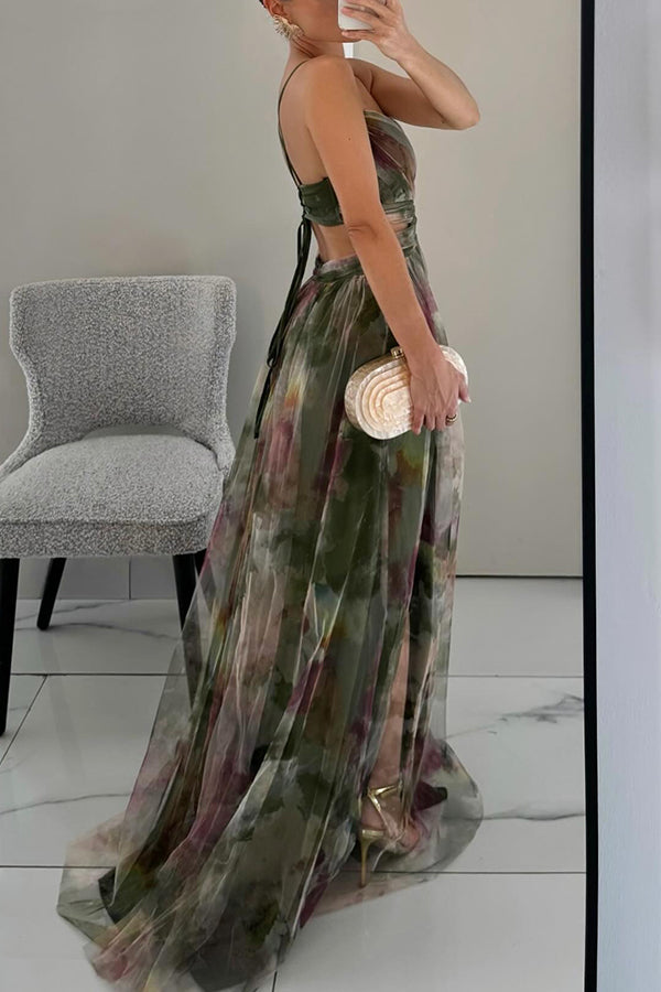 Women's Elegance Stunning Summer Floral Maxi Dress