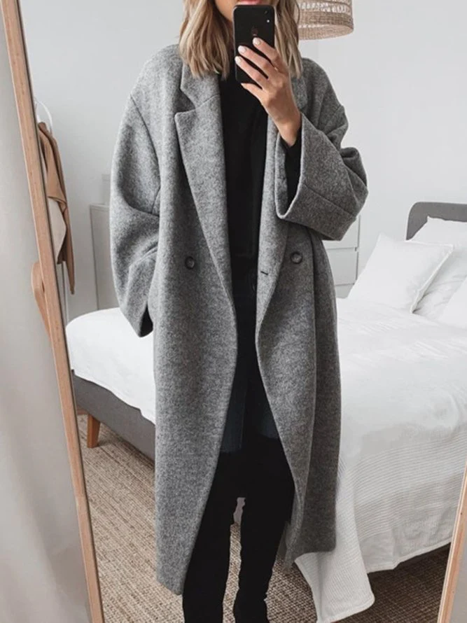 Women's Modern Fashion Oversized Warm Long Coat