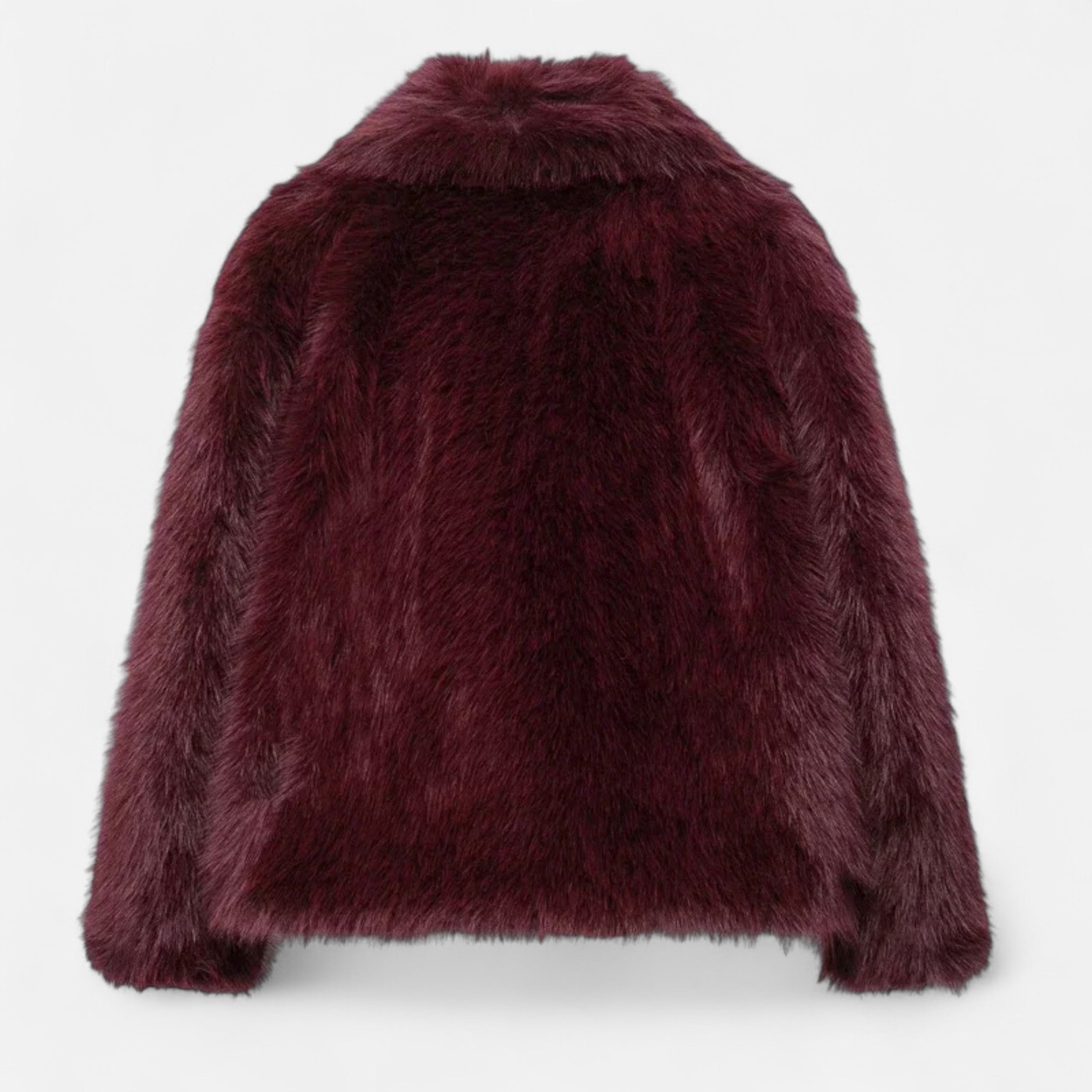 Women’s Cozy Fluffy Warm Plush Faux Fur Winter Coat