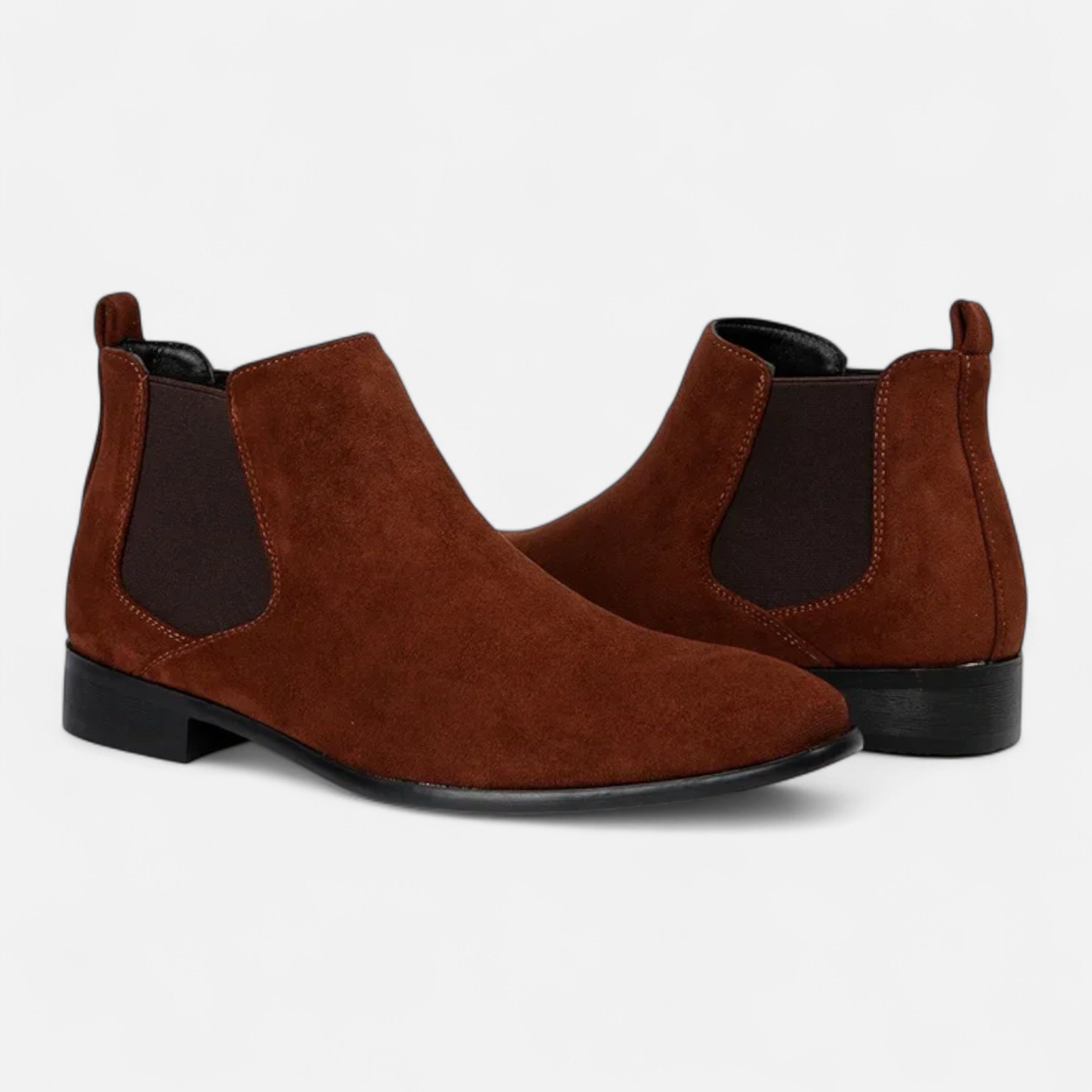 Men’s Elegance Sturdy Non-Slip Suede Chelsea Boots