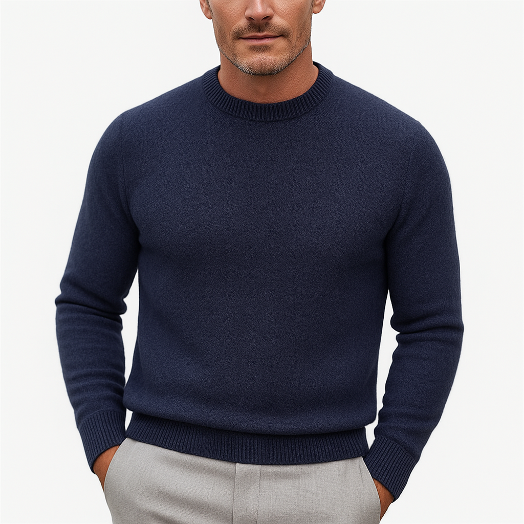 Wool Blend Knit Sweater
