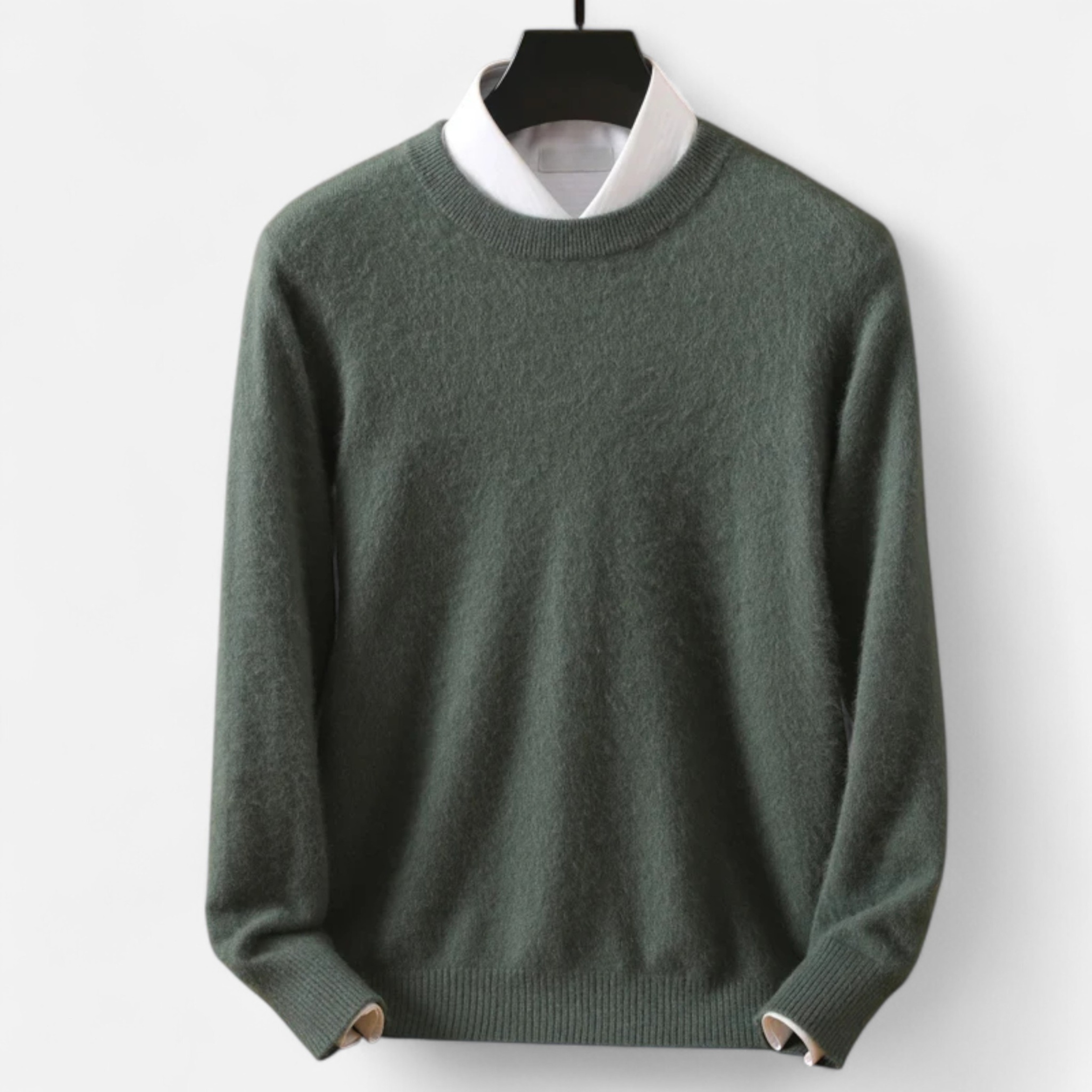 Men’s Timeless Heritage Knit Cashmere Sweater for Cold Weather