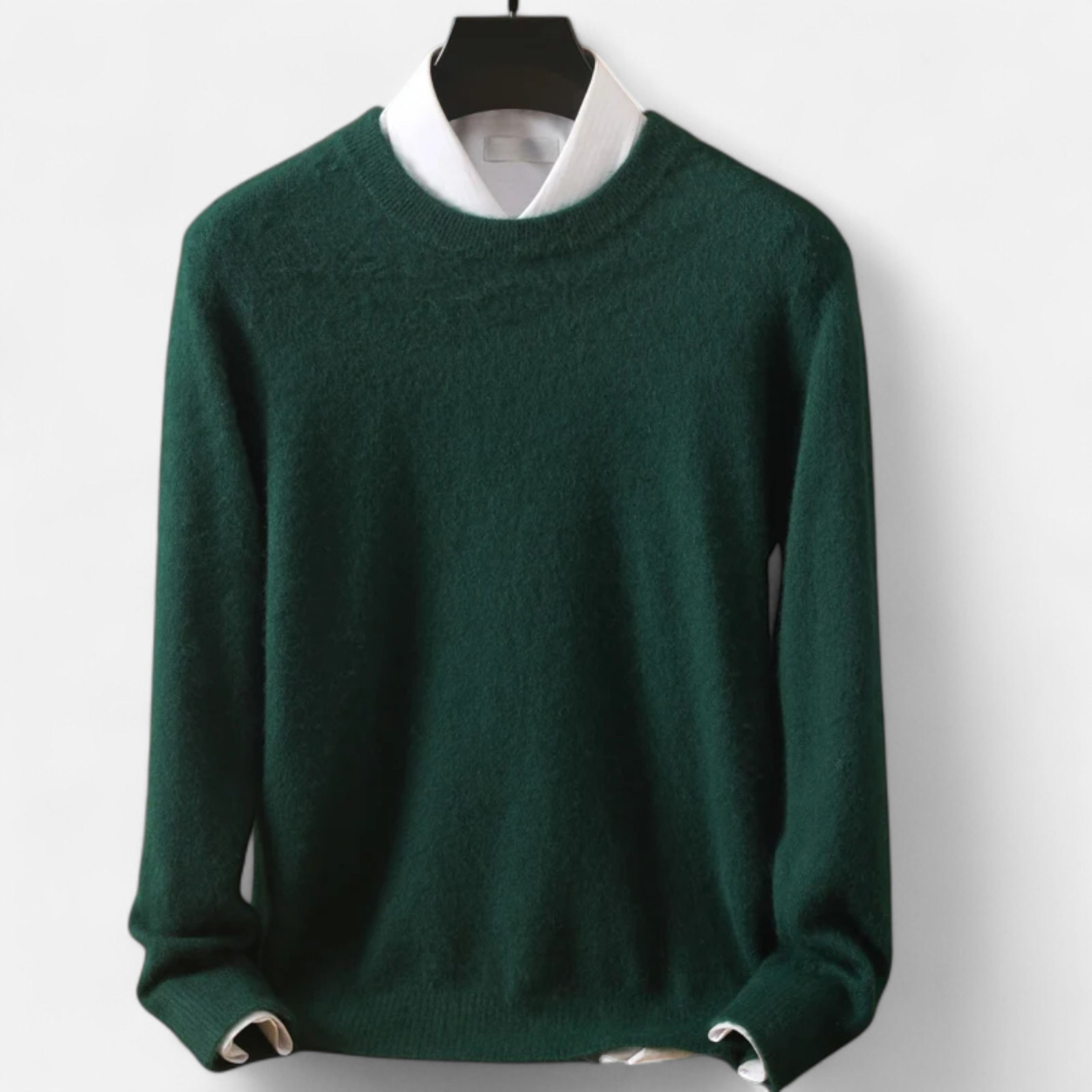 Men’s Timeless Heritage Knit Cashmere Sweater for Cold Weather