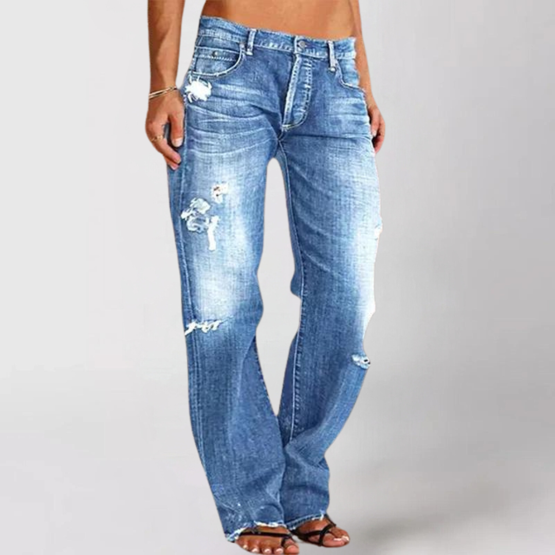 Casual Straight Cut Jeans for Women