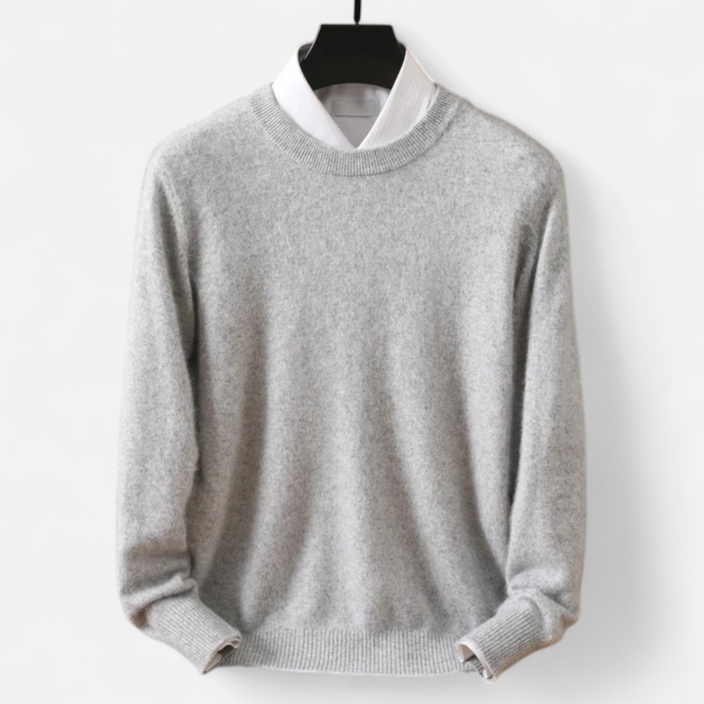 Men’s Timeless Heritage Knit Cashmere Sweater for Cold Weather