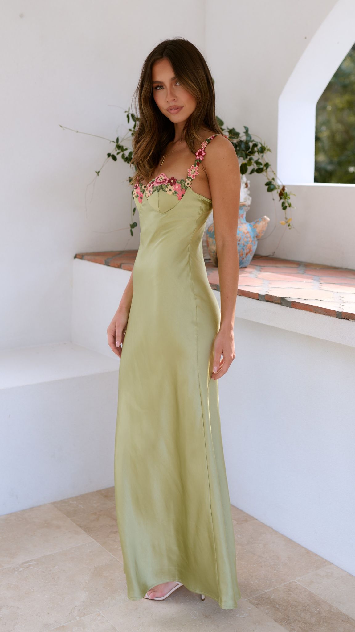 Women's Floral Strap Slim Maxi Dress for All Occasion