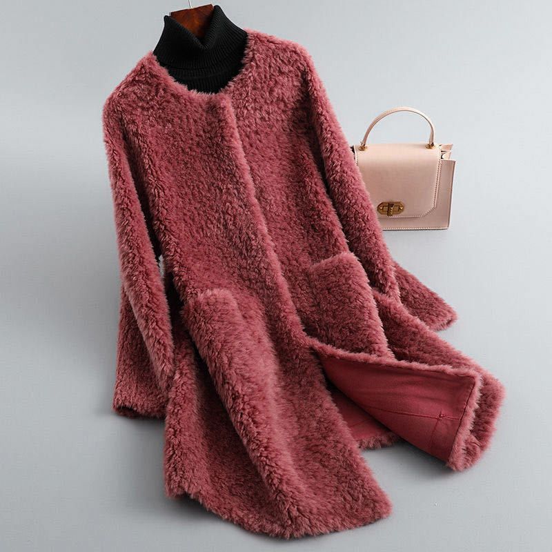 Marsir | Shearling Draped Coat