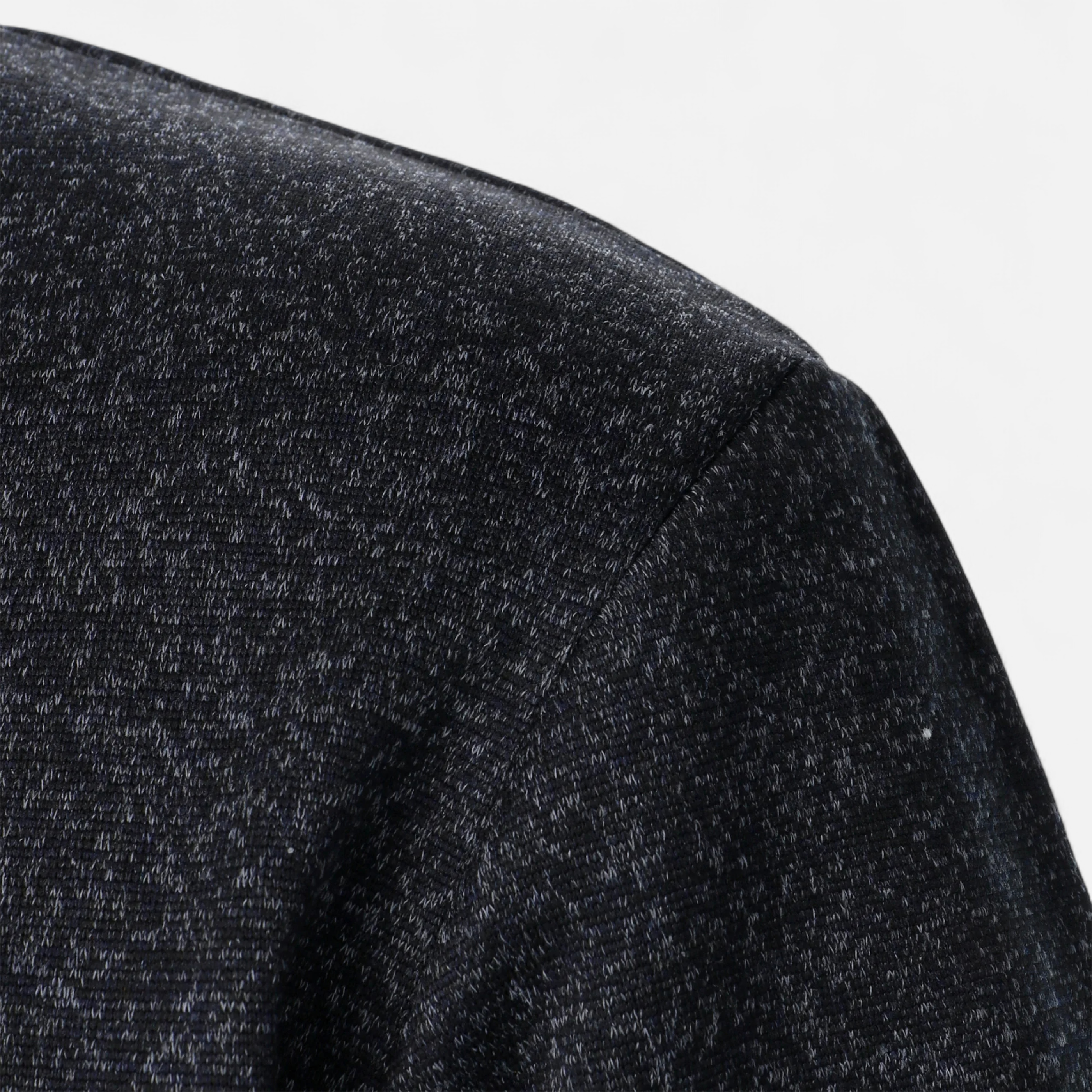 Men’s Knitted Warm Button Jumper with Stand-Up Collar