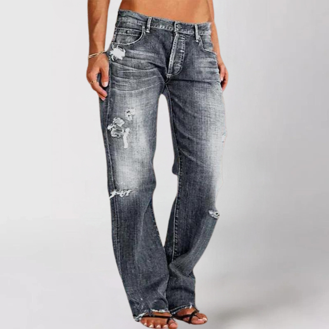 Casual Straight Cut Jeans for Women