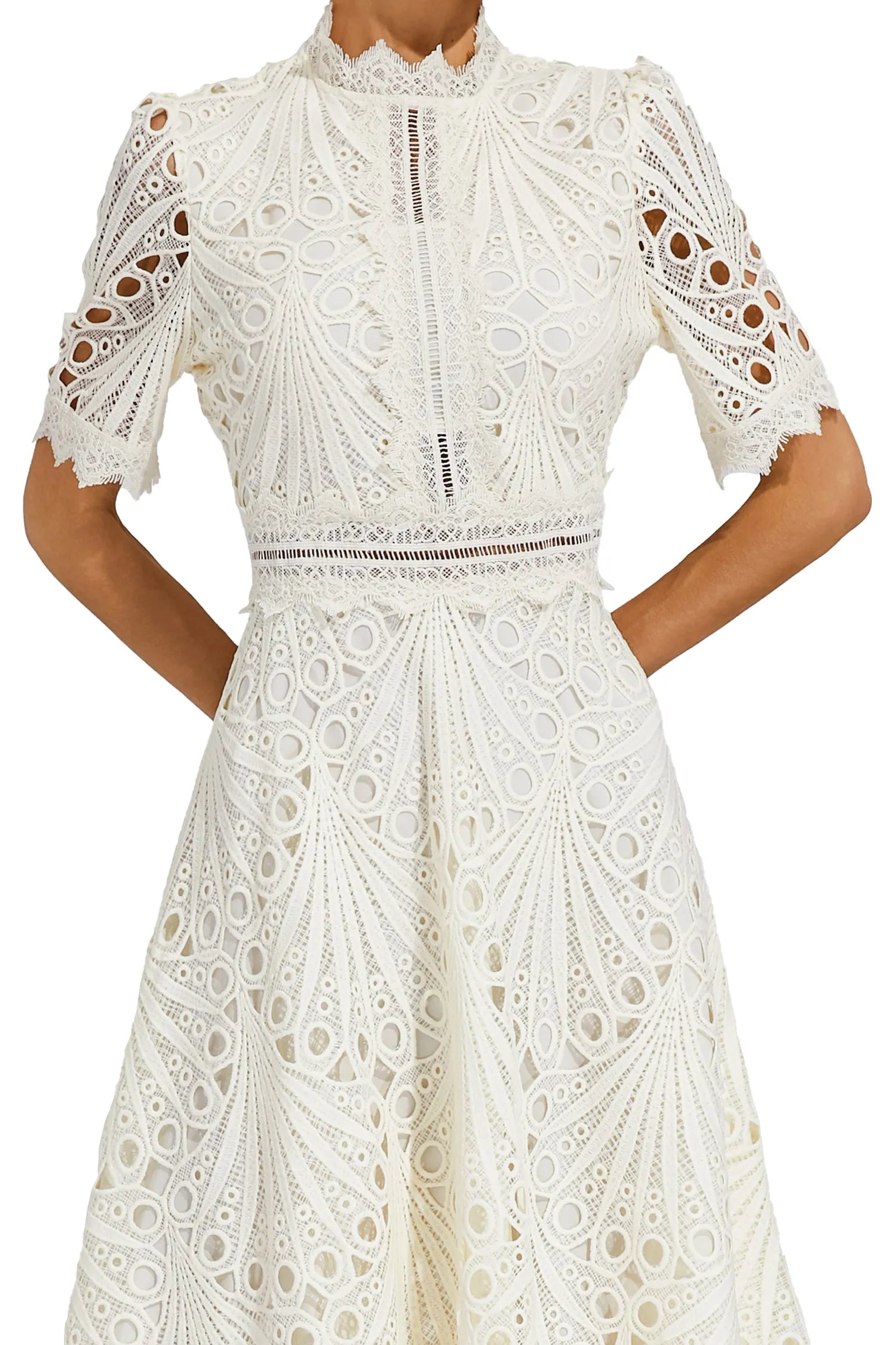 Women's Flattering Lace Party Evening Midi Dress for Women