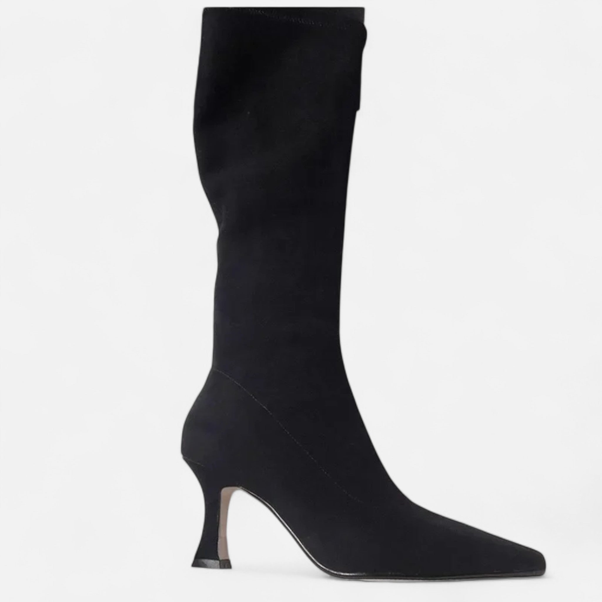 Classic Sturdy Outdoor Thigh-High Heeled Boots for Women