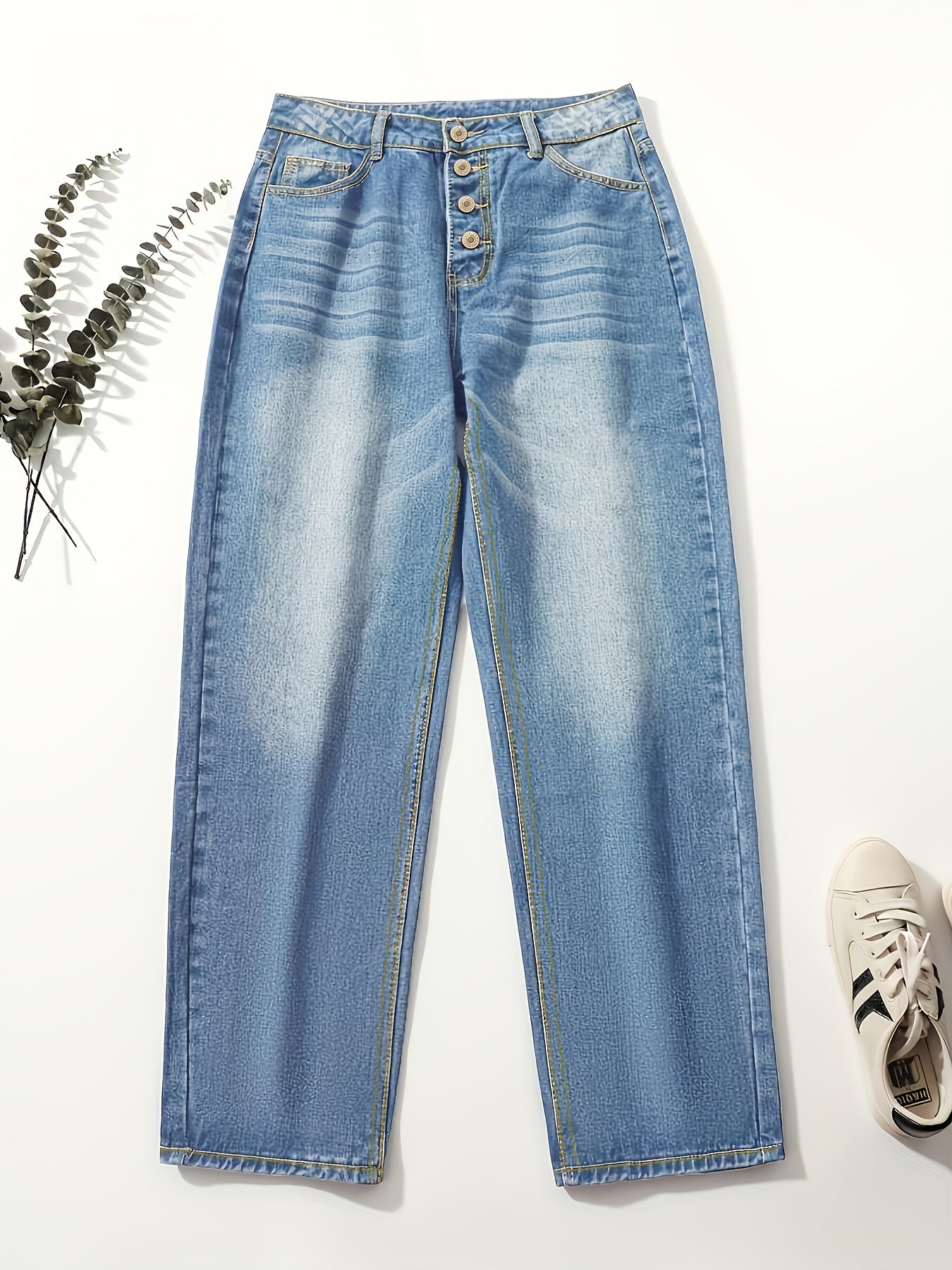 Casual Women’s Straight‑Leg Baggy Pants for All Seasons