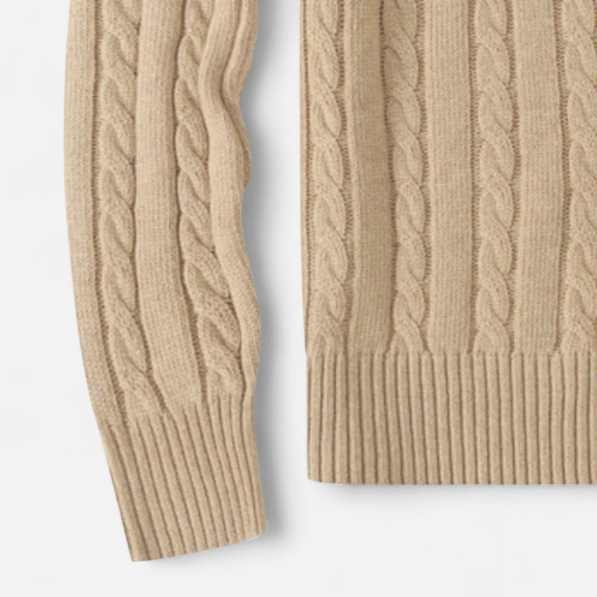 Timeless Men’s Winter Blend Sweater with Round Neckline