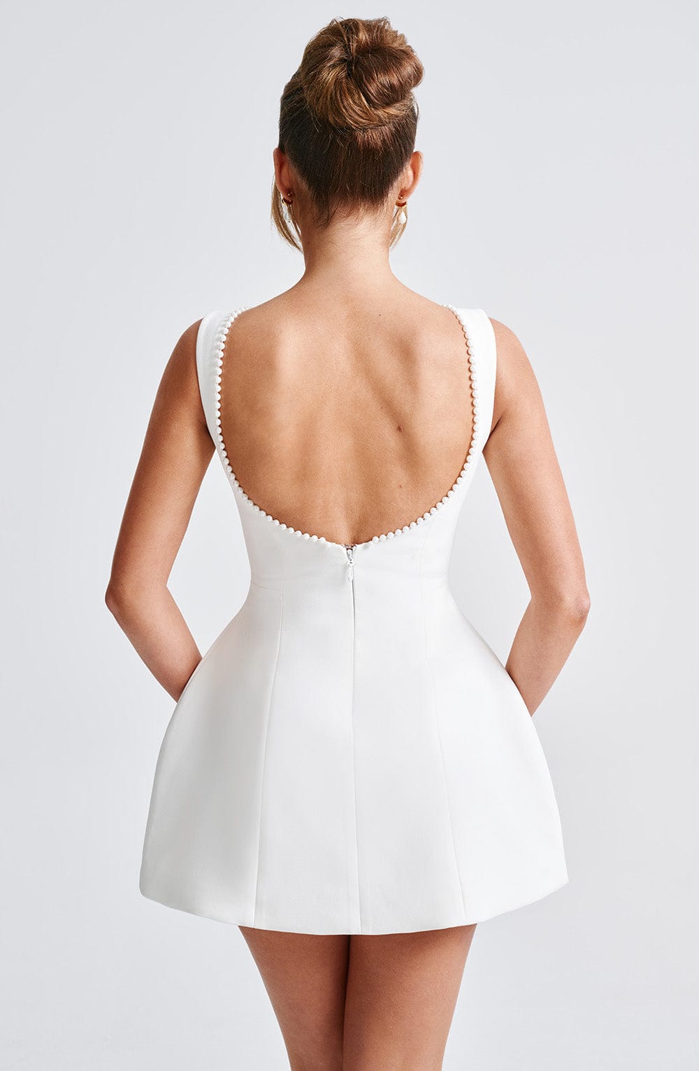 Women's Fashionable Structured Mini Wedding Guest Dress for Special Events