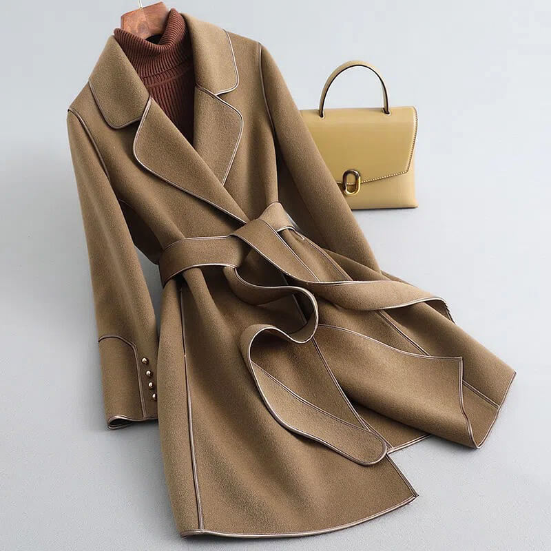 Aria | Women’s Virgin Wool Wrap Coat