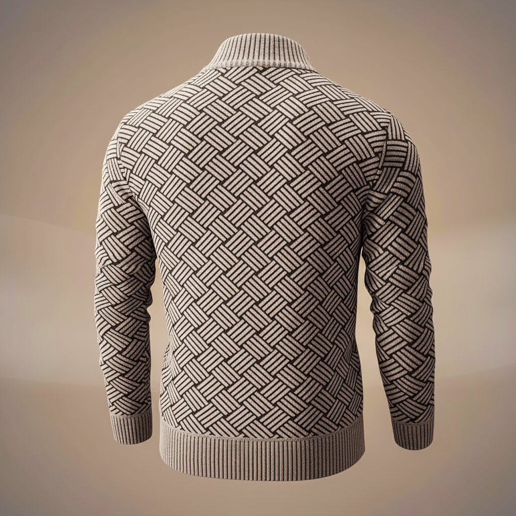 Zoro | Men’s Organic Cotton Blend Zig-Zag Jacket
