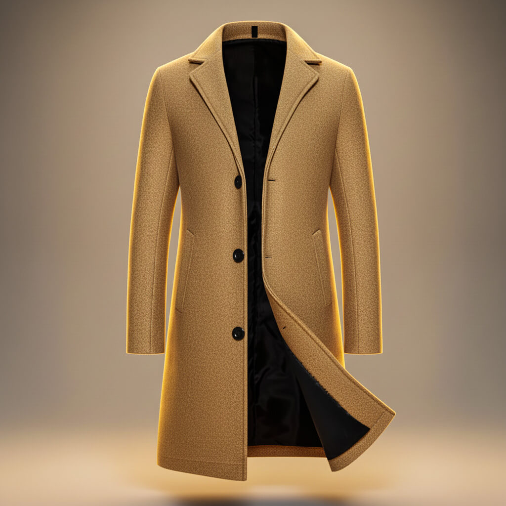 Peruvia | Men’s Organic Cotton Minimal Coat