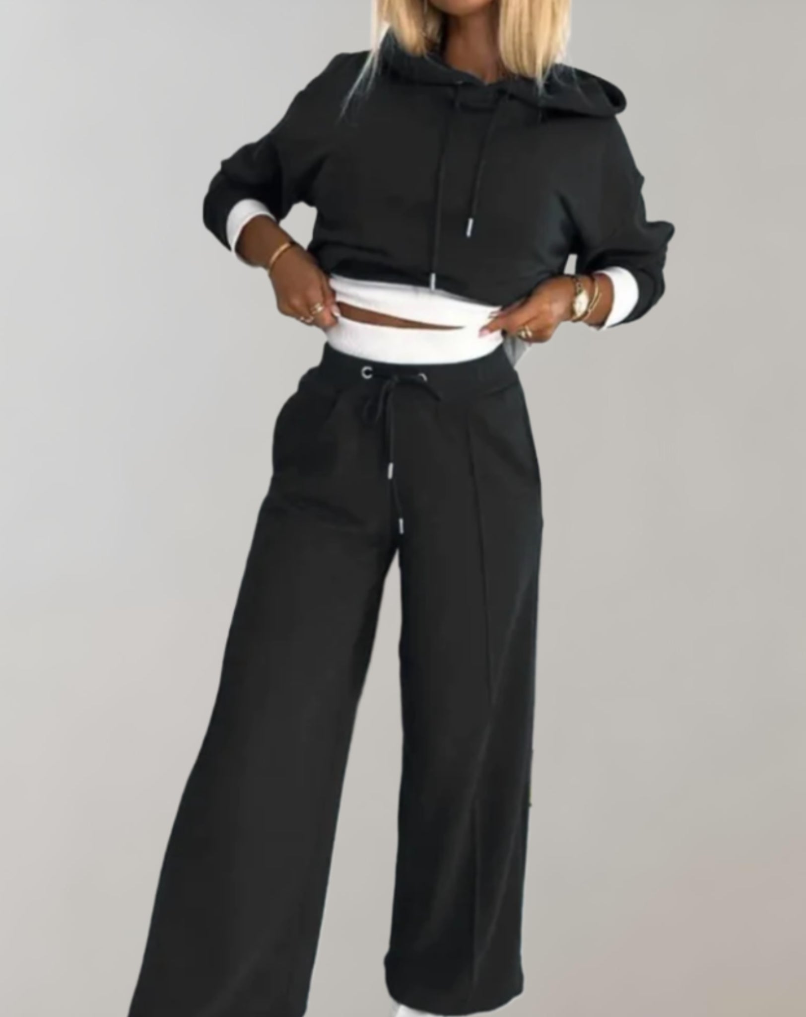 Women’s Casual Hoodie Tracksuit Set Relaxed Everyday Fit