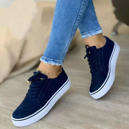 Women’s Comfort Sneakers Supportive Lace-Up Casual Wear