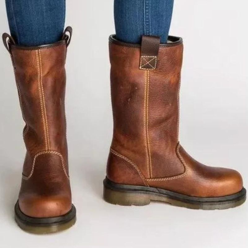 Versatile Cosy Faux Pull On Ankle Men's Boots