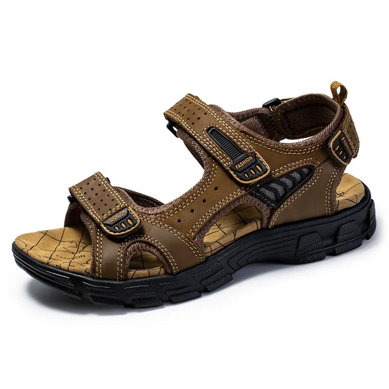 Men’s Velcro Sandals Adjustable Comfort Fit with Supportive Sole