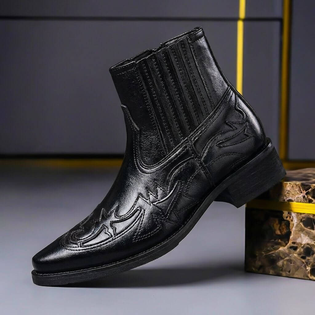 Jovino | Men’s Italian Leather Vintage Boots