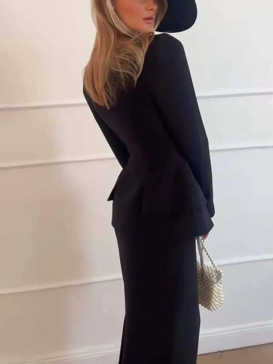 Lyrica | Women’s Two-Piece Blazer and Skirt Set