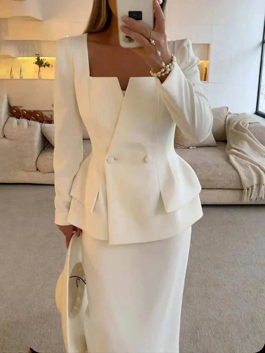 Lyrica | Women’s Two-Piece Blazer and Skirt Set
