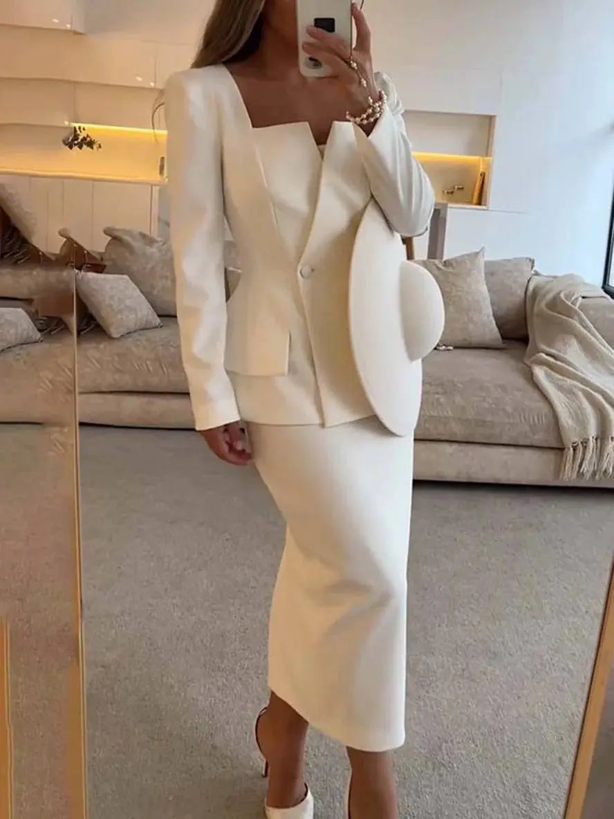 Lyrica | Women’s Two-Piece Blazer and Skirt Set