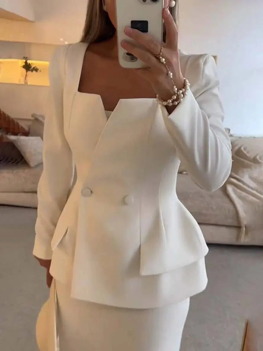 Lyrica | Women’s Two-Piece Blazer and Skirt Set
