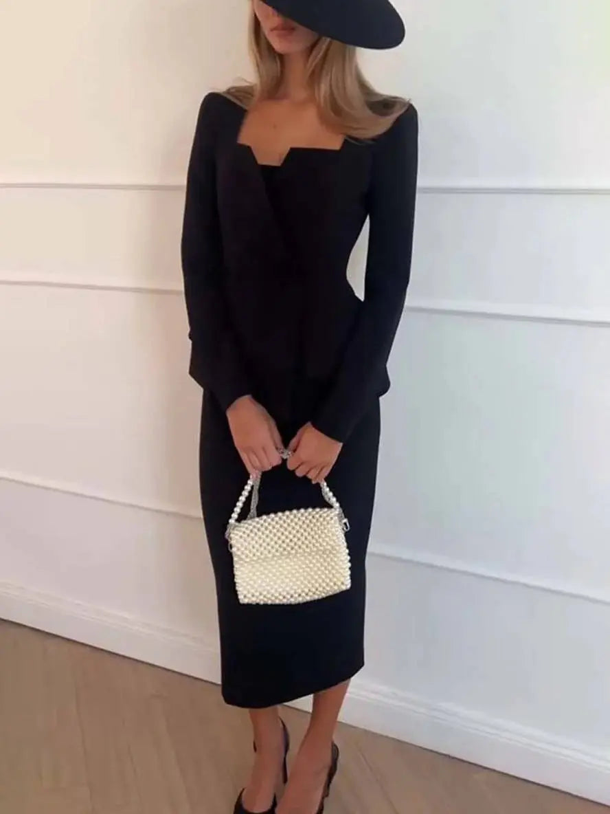 Lyrica | Women’s Two-Piece Blazer and Skirt Set