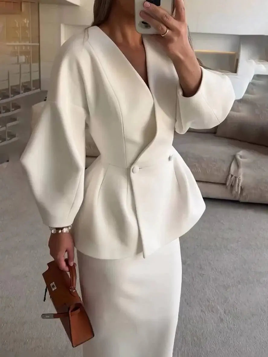 Mikay | Women’s Two-Piece Skirt Suit