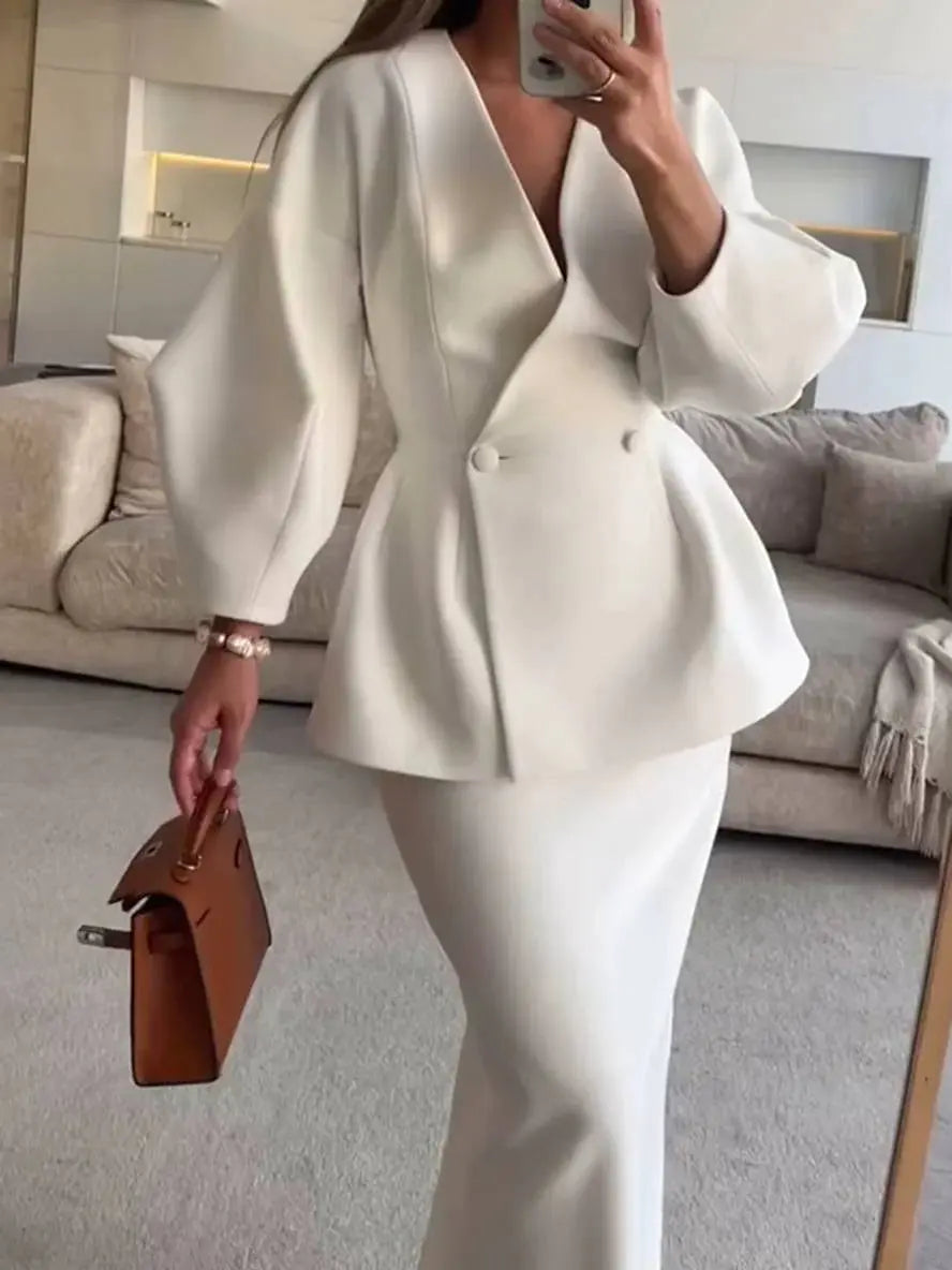 Mikay | Women’s Two-Piece Skirt Suit