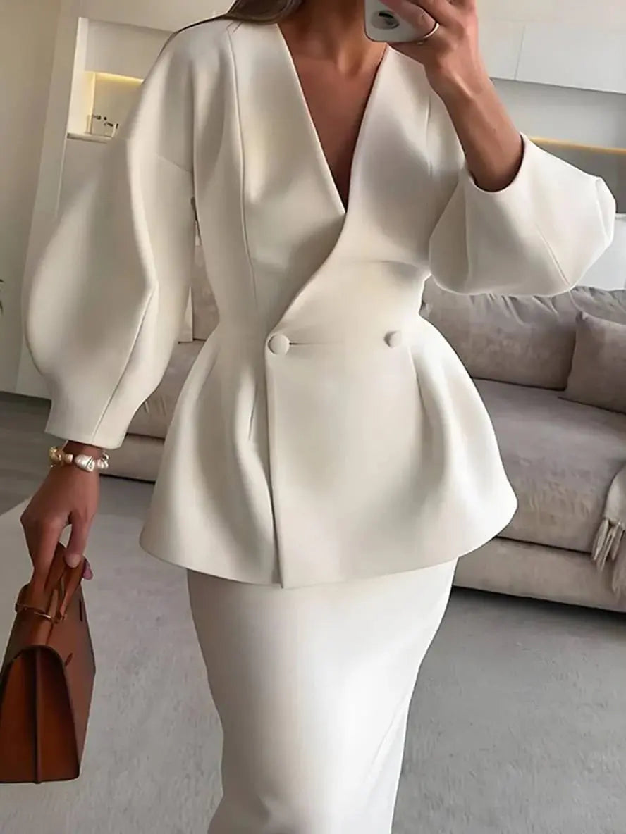Mikay | Women’s Two-Piece Skirt Suit