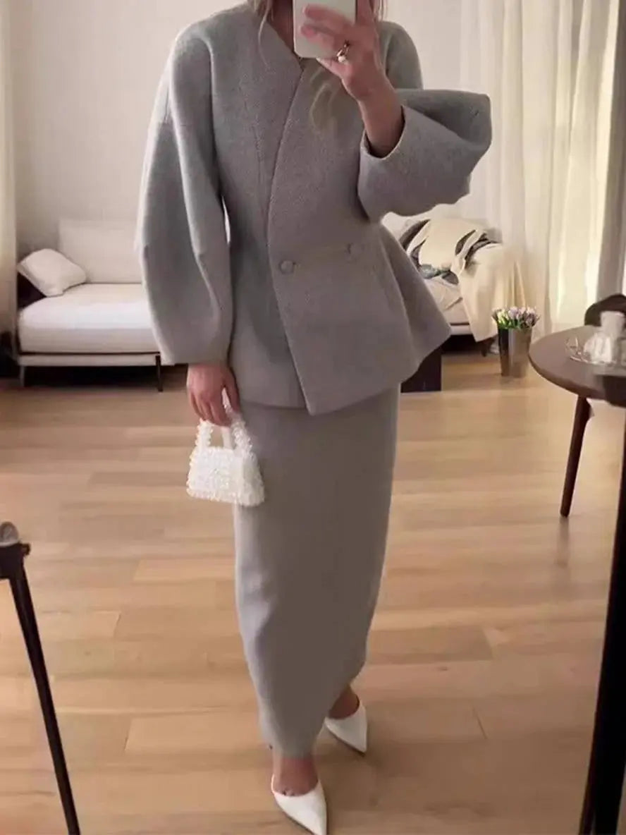 Mikay | Women’s Two-Piece Skirt Suit