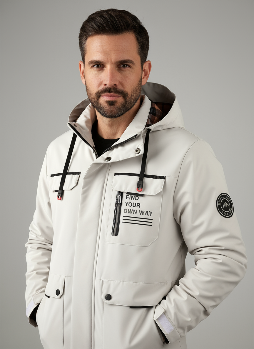 Men’s Waterproof Outdoor Insulated Protection Jacket