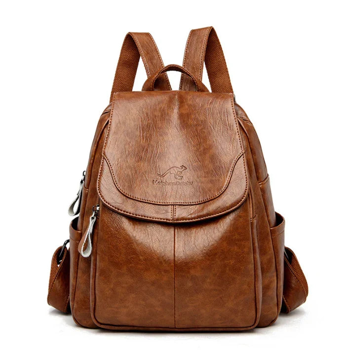 Chic and Secure Organised Travel Anti-Theft Backpack for Stylish Women