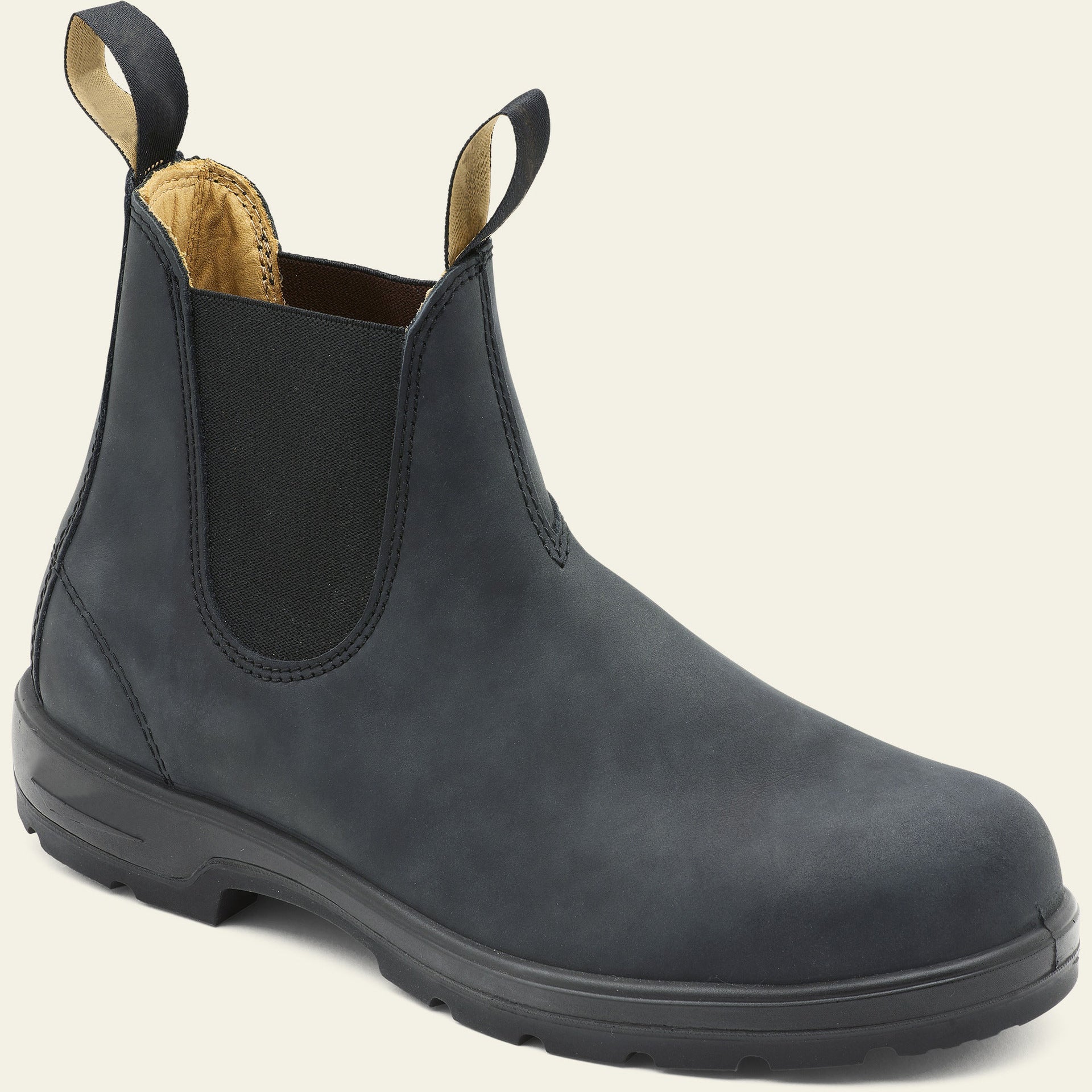 Men’s Classic Leather Chelsea Boots in Slip-on Design
