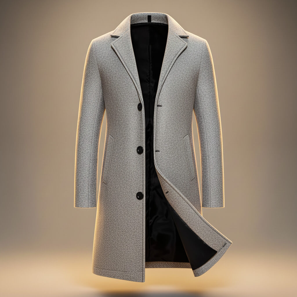 Peruvia | Men’s Organic Cotton Minimal Coat