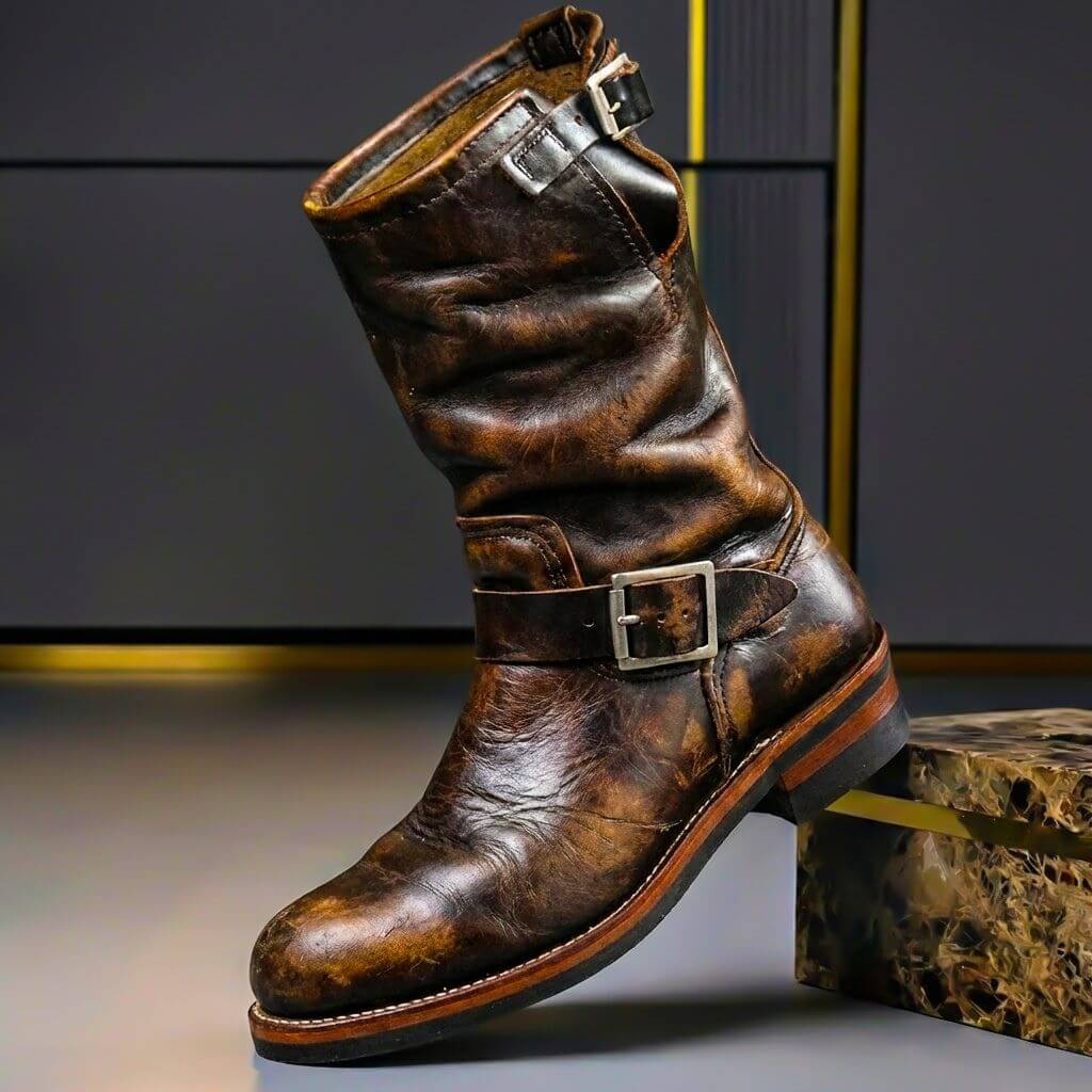 Ruben | Men’s Retro Leather Boots