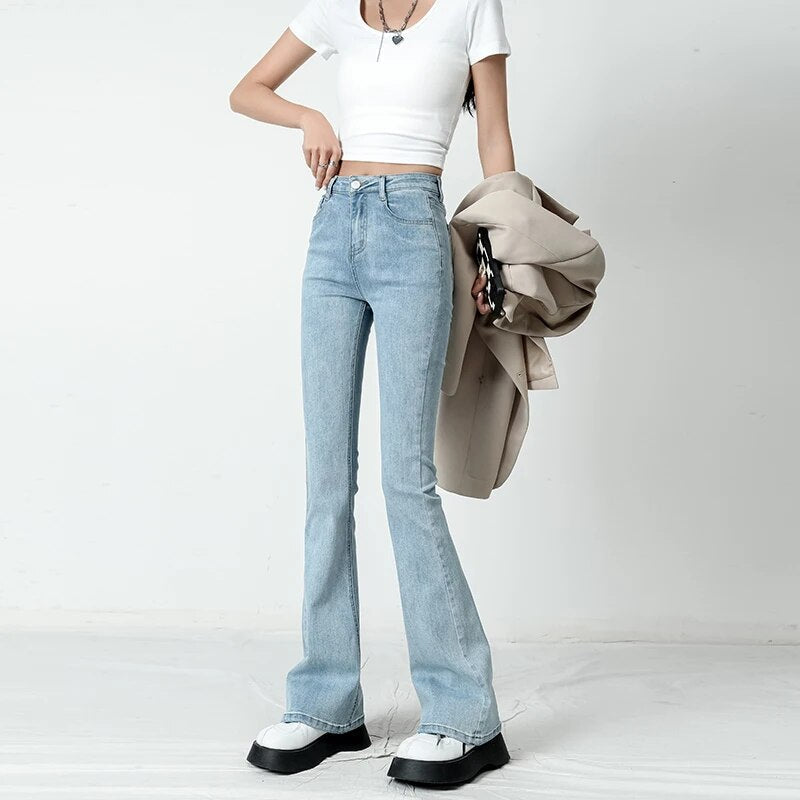 Women’s Classic High Waist Flare Jeans