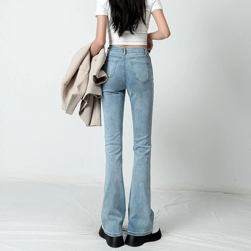 Women’s Classic High Waist Flare Jeans