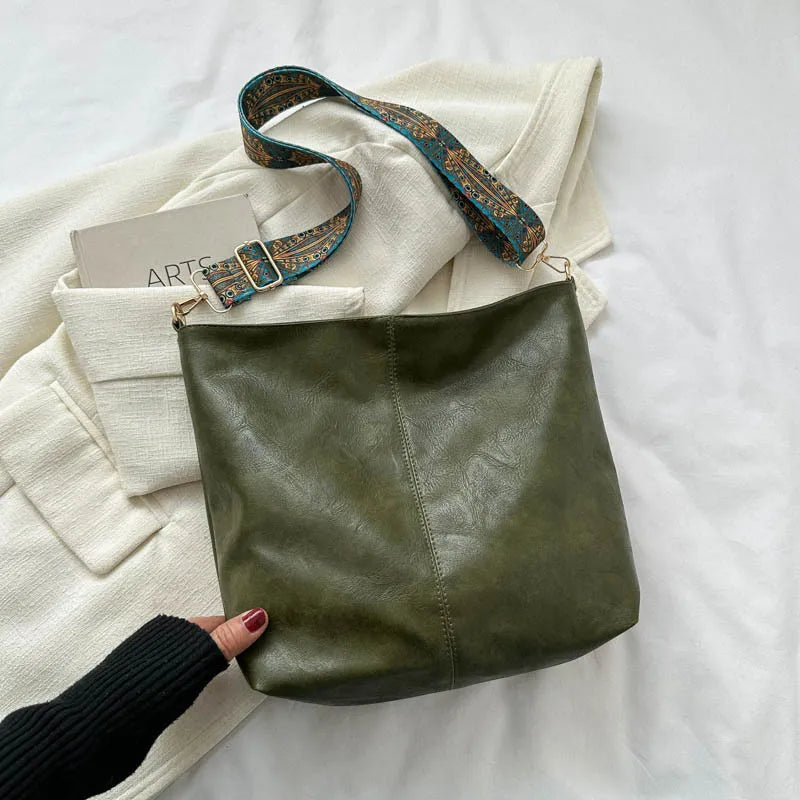 Women's Retro Sleek Practical Shoulder Bag