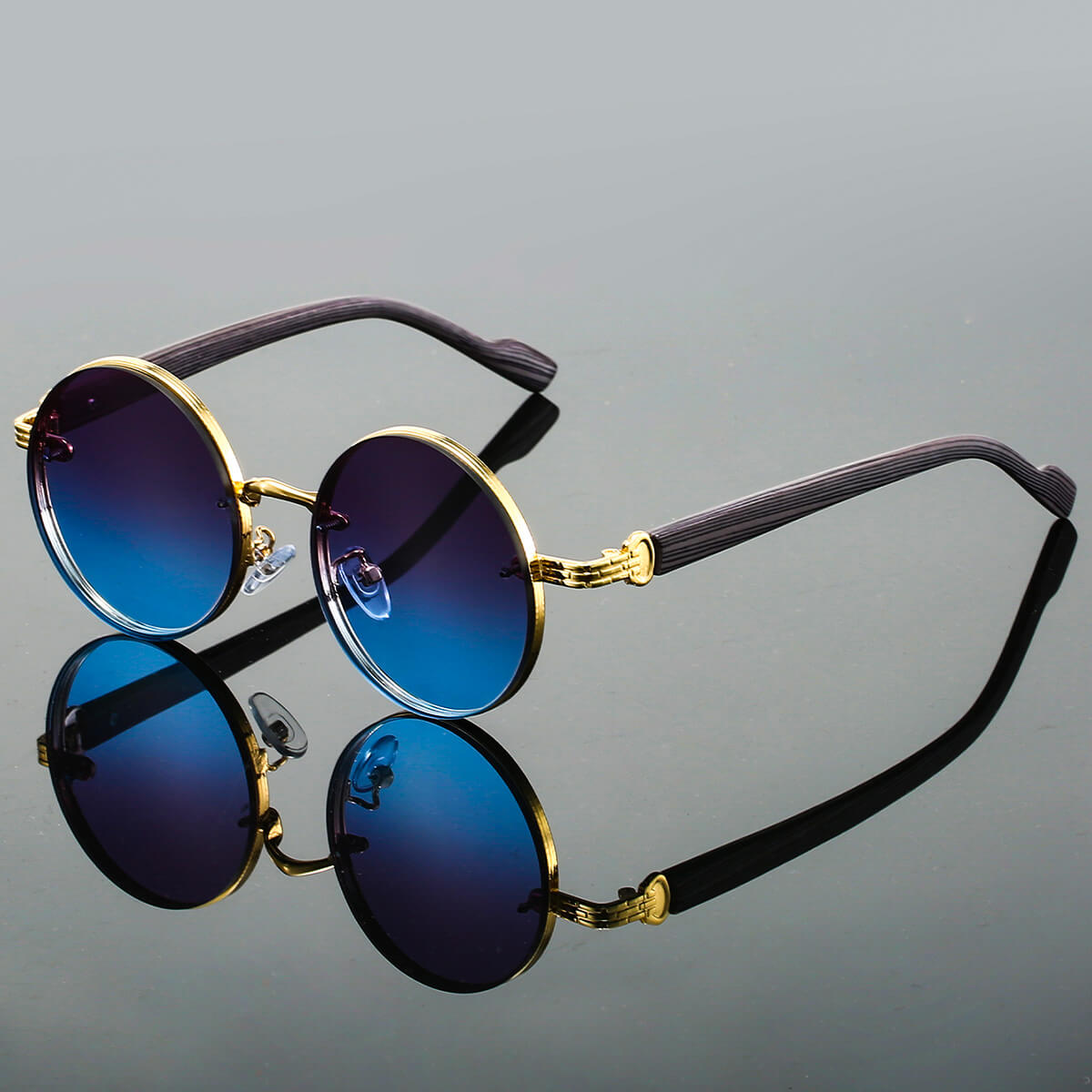 Torvane | Men’s Round Metal Sunglasses