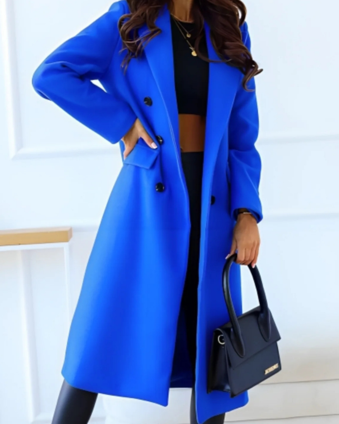 Women's Fashion Transitional City Long Winter Overcoat