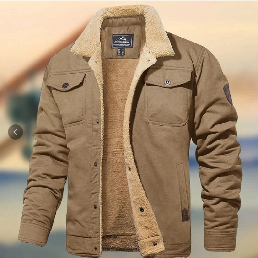 Men’s Cosy Functional Fleece Lined Winter Essential Jacket