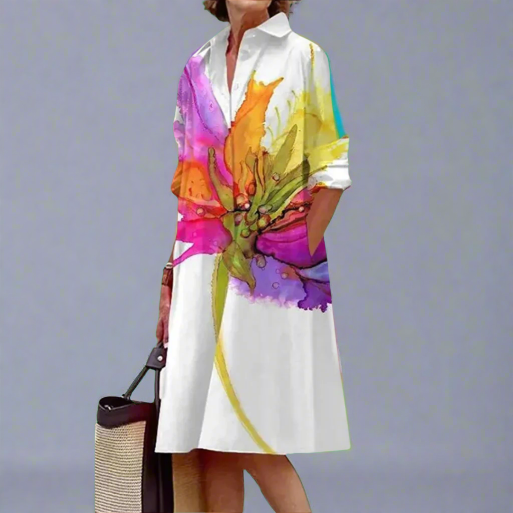 Women’s Warm Loose Multicolor Summer Dress for Everyday Wear