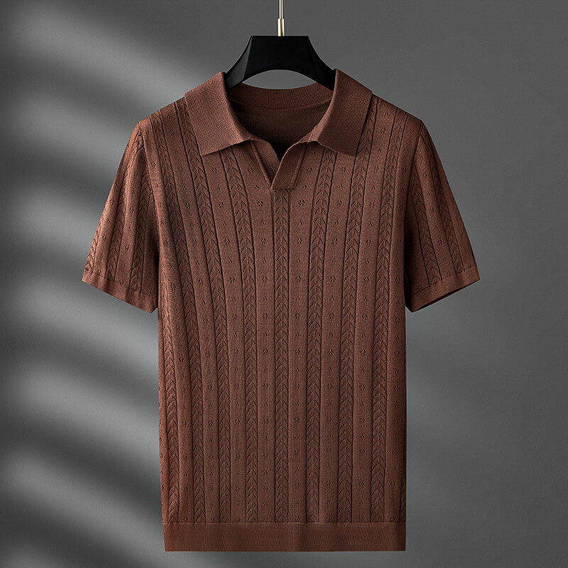 Volter | Men’s Viscose Knit Polo