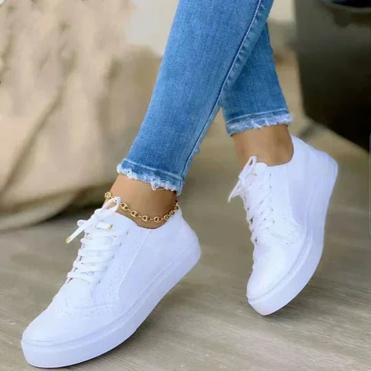 Women’s Comfort Sneakers Supportive Lace-Up Casual Wear