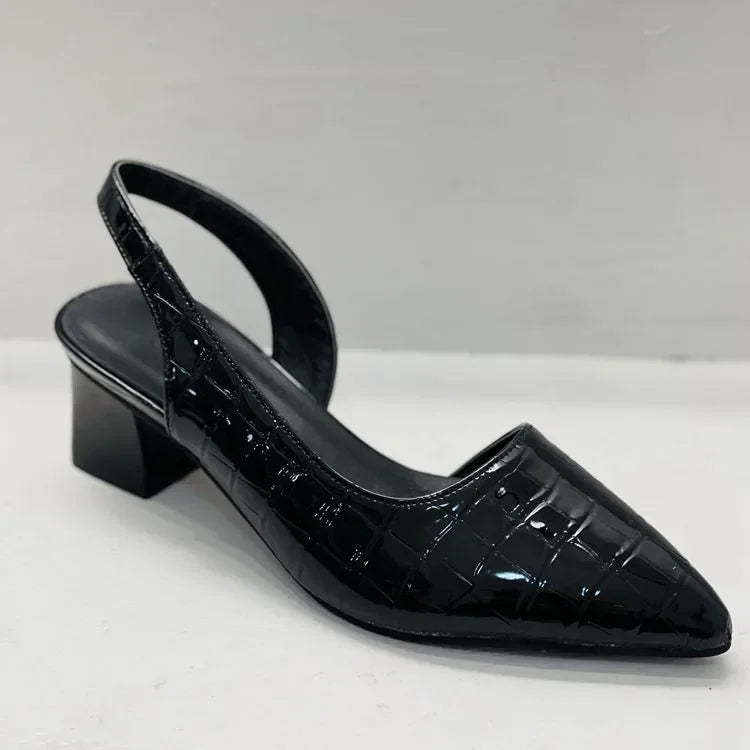 Timeless Practical Pointed Toe Heels Slingback Pumps for Women